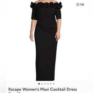 Xscape Women's Maxi Cocktail Dress Size 12